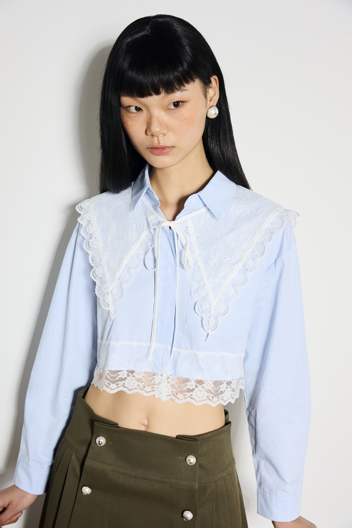 DOILY COLLARED SHIRT - GW27329