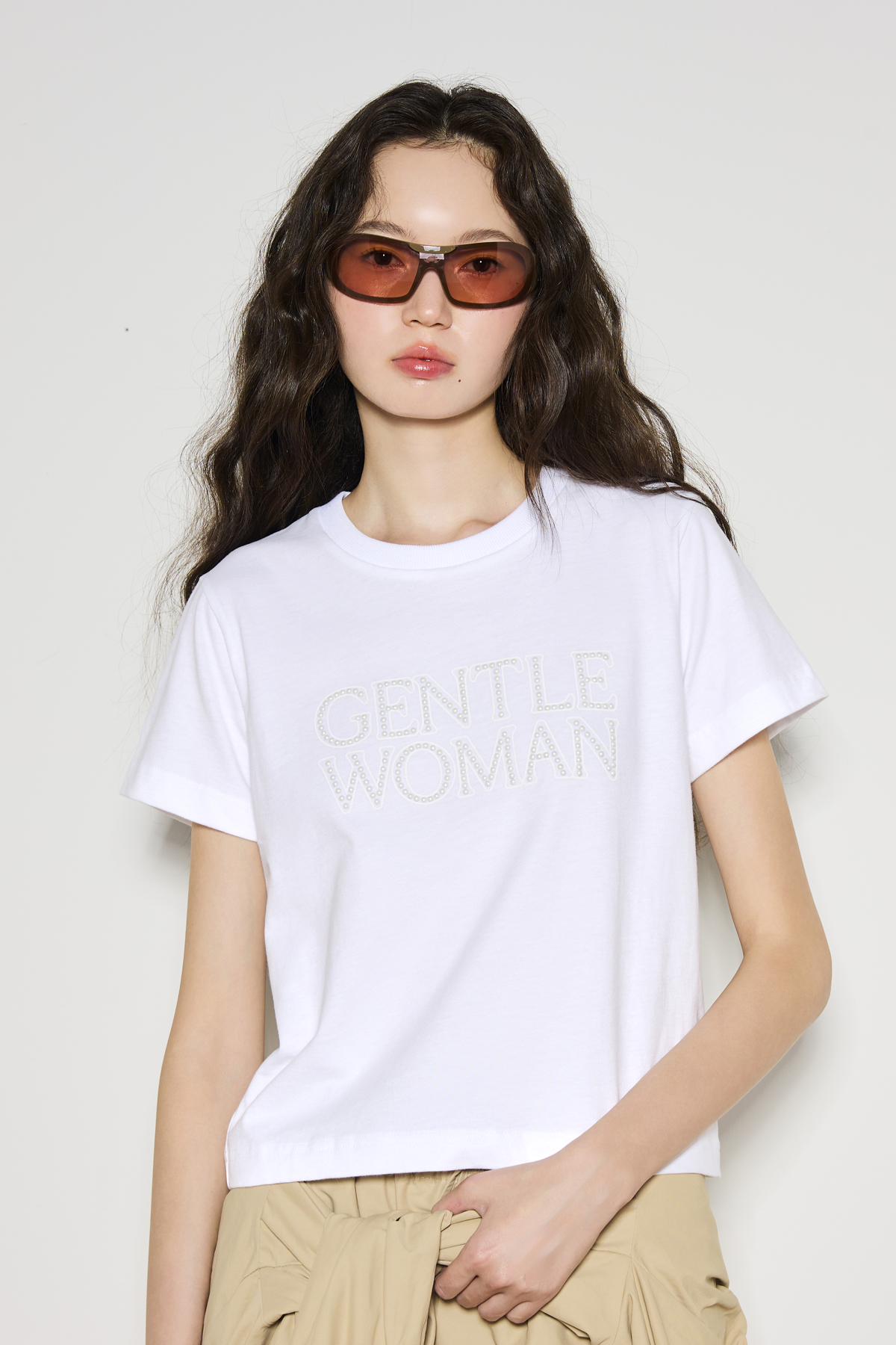 PEARL LOGO BABY TEE - GW27159
