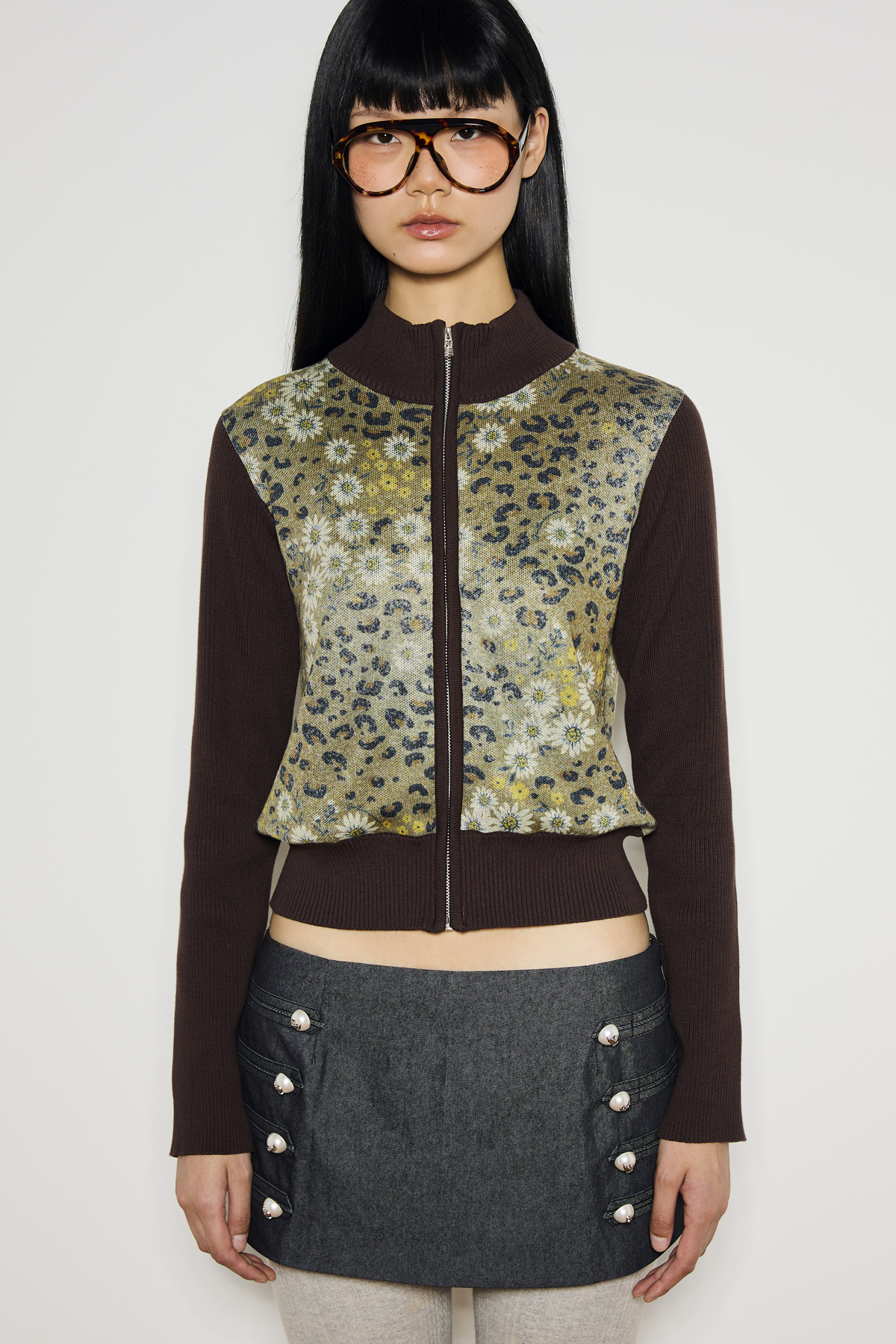 WILD DAISY KNIT JACKET - GW27170